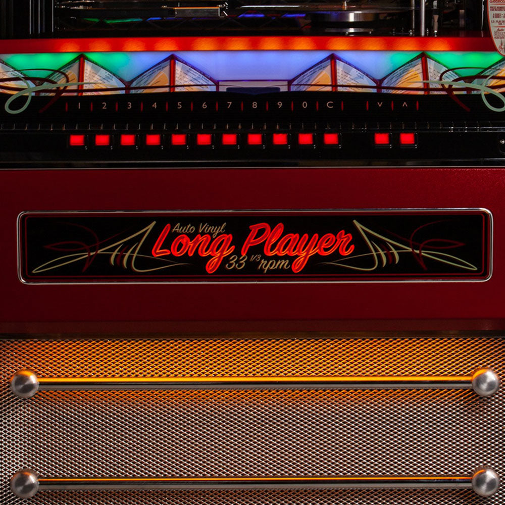 Anniversary Rocket LP Jukebox – 80-Disc Capacity, Bluetooth