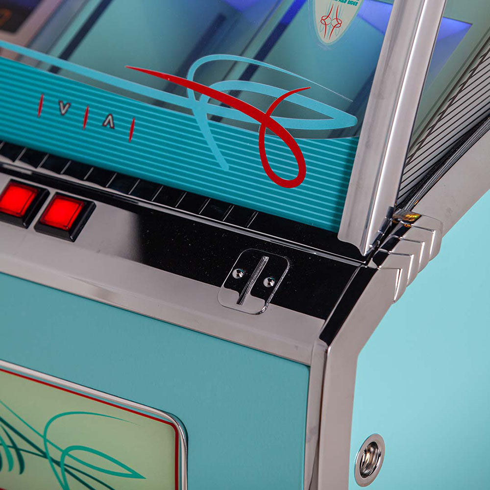 Anniversary Rocket LP Jukebox – 80-Disc Capacity, Bluetooth
