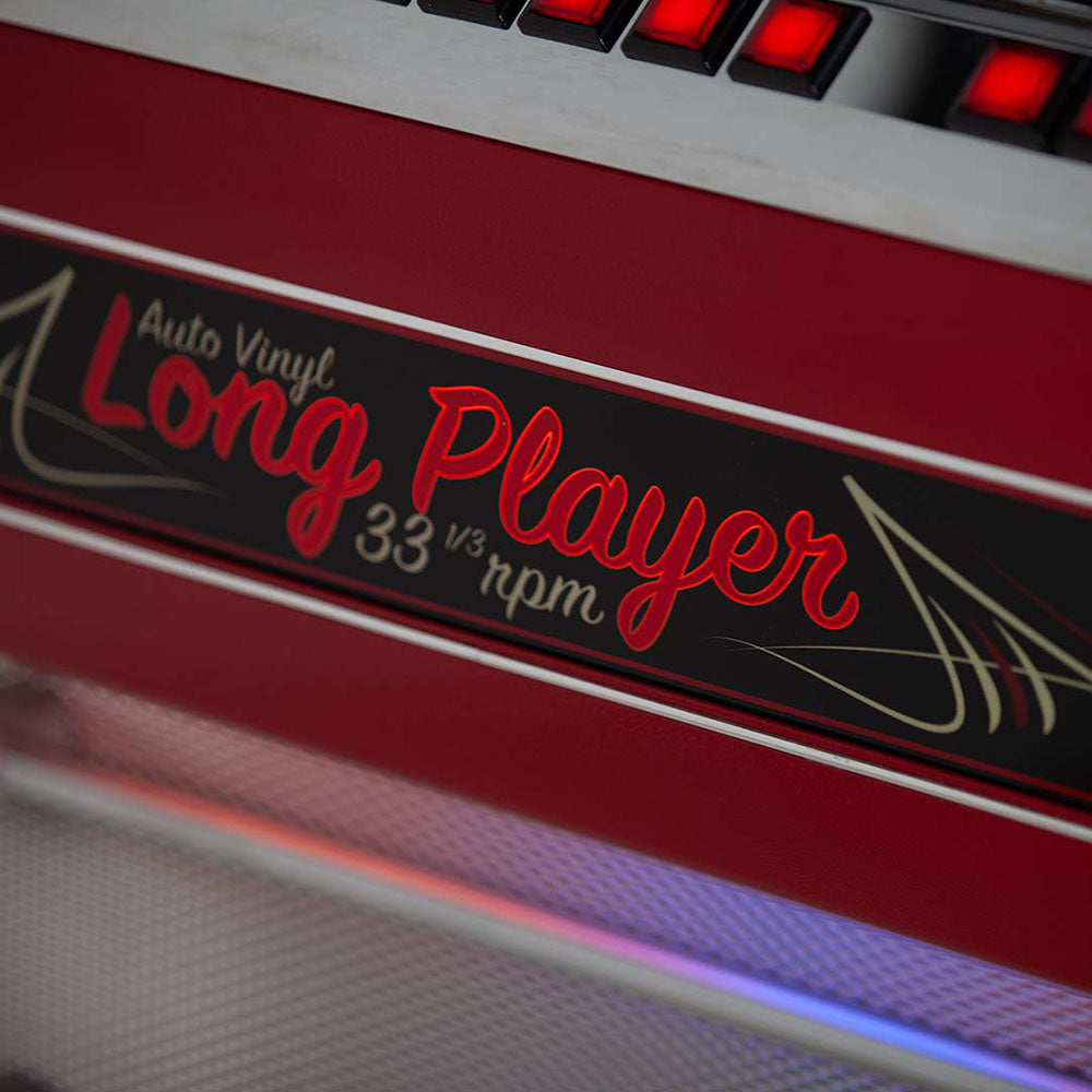 Anniversary Rocket LP Jukebox – 80-Disc Capacity, Bluetooth
