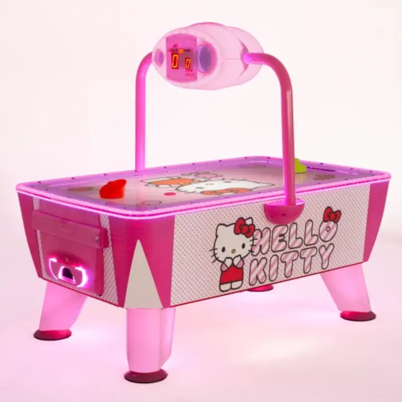 SAM Baby Evo Air Hockey Table - Hello Kitty Edition, featuring a fun and colorful design perfect for kids.